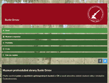 Tablet Screenshot of bunkr-drnov.cz